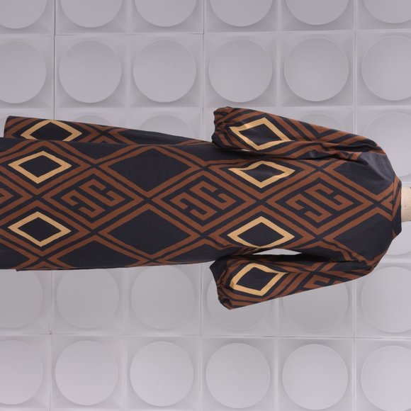 Patterned MidI Dress | Anthropologie | Sz XS | - Picture 3 of 3